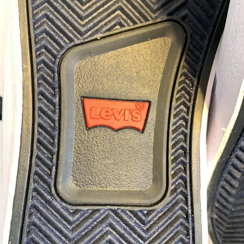 Levis Black High Top Sneakers Size 9
